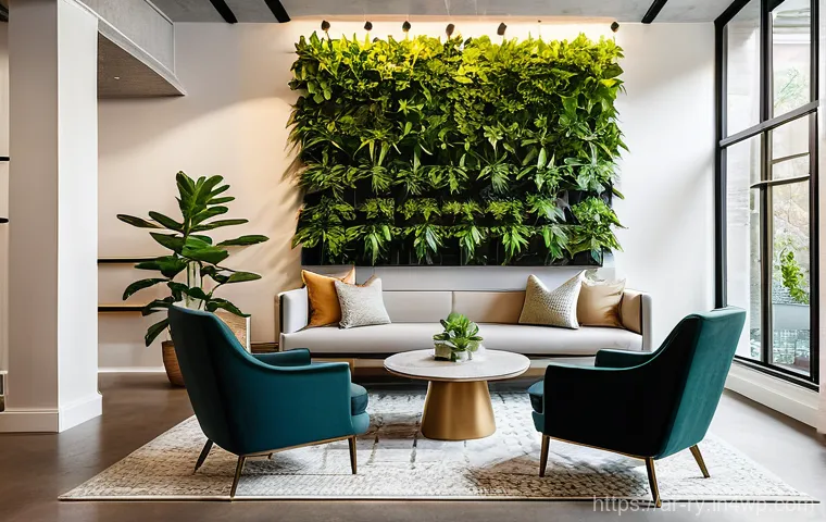 코리빙 커뮤니티의 공간 디자인 아이디어 - ### Image Prompt 1: The Welcoming Co-living Entrance & Lobby