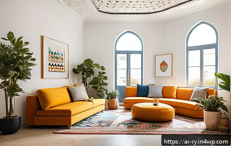 코리빙 커뮤니티와 사회적 기업의 역할 - A vibrant co-living community in a modern Middle Eastern urban setting, featuring diverse Arabic you...